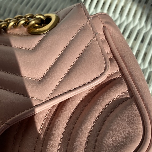 Gucci Mini Marmont 2.0 shoulder bag. Pink 💗 - Picture 10 of 15